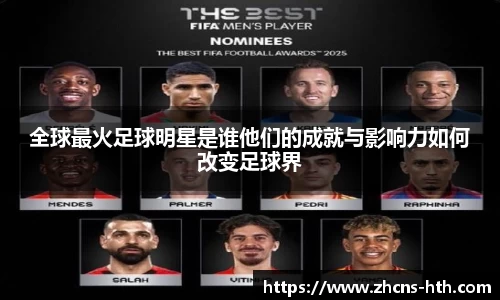 全球最火足球明星是谁他们的成就与影响力如何改变足球界